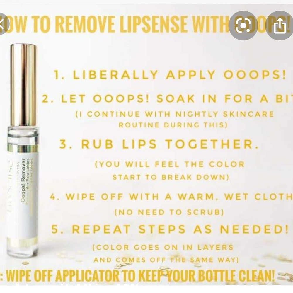 LipSense Oops remover